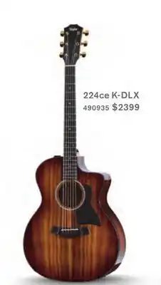 Long & McQuade Taylor guitars grand auditorium all-koa solid-top acoustic/electric guitar offer