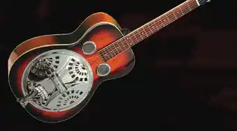 Gold tone paul beard signature series roundneck resonator guitar with case