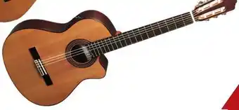 Long & McQuade Almansa a-403 classical guitar w/ cutaway and electronics - cedar/laminated mahogany offer