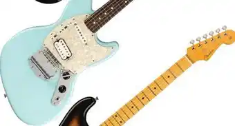 Long & McQuade Fender kurt cobain jag-stang, rosewood fingerboard - sonic blue offer