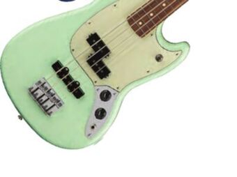 Long & McQuade Fender special edition mustang bass pj - surf green offer