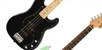 Long & McQuade Squier affinity series precision bass pj, maple fingerboard - black offer