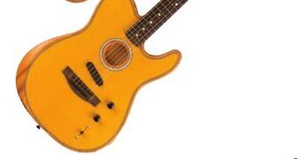 Long & McQuade Fender acoustasonic player telecaster, rosewood fingerboard - butterscotch blonde offer