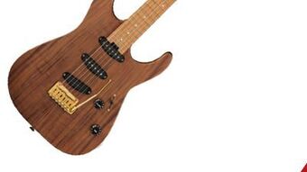 Long & McQuade Charvel guitars pro-mod dk22 sss 2pt cm mahogany with walnut, caramelized maple fingerboard - natural offer