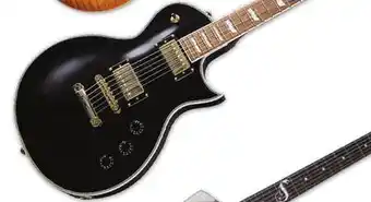 Long & McQuade Esp guitars ltd single cut set-neck guitar - black offer
