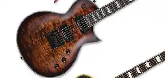 Long & McQuade Esp guitars ltd ec-1000 evertune electric guitar - dark brown sunburst offer