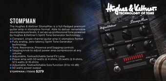Long & McQuade Hughes & kettner stompman - single channel 50w amp offer