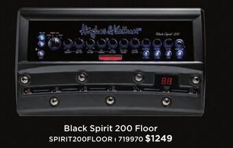 Long & McQuade Hughes & kettner black spirit 200 floor amp offer