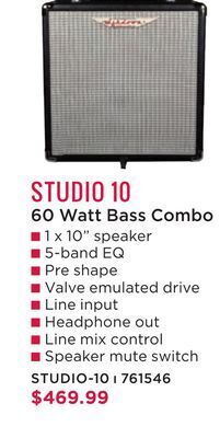 Long & McQuade Ashdown engineering studio 10 combo offer