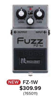 Long & McQuade Boss waza craft analog fuzz pedal offer
