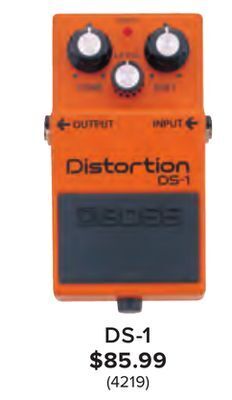 Long & McQuade Boss ds1 distortion pedal offer