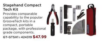 Long & McQuade Groovetech stagehand compact tech kit offer