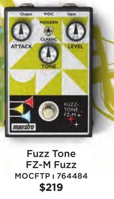 Long & McQuade Maestro effects fuzz tone fz-m fuzz pedal offer