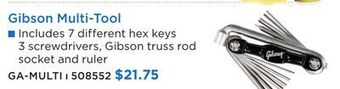 Long & McQuade Gibson multi-tool offer