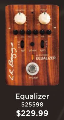 Long & McQuade L.r baggs align series equalizer pedal offer