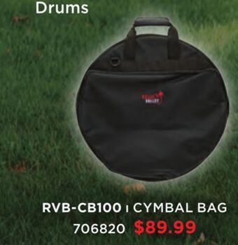 Long & McQuade Rouge valley cymbal bag 100 series offer