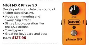 Long & McQuade Mxr m101 - phase 90 offer