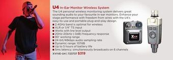 Long & McQuade Xvive audio xvive-u4 wireless in ear system offer