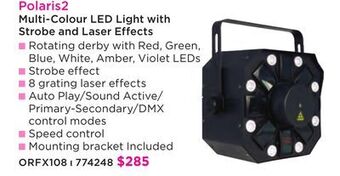 Long & McQuade Orion polaris 2 multi effect light offer