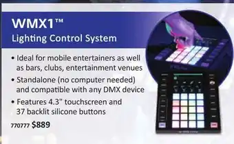 Long & McQuade American dj wmx1 standalone dmx controller offer