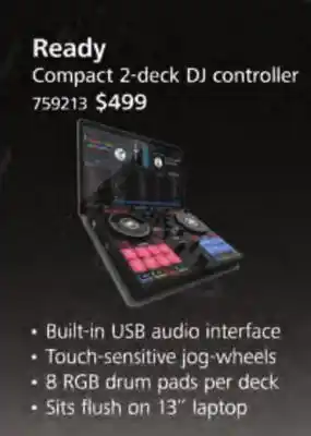 Long & McQuade Reloop ready portable performance controller for serato offer
