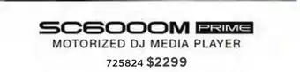 Long & McQuade Denon sc6000m prime dj player with 8.5'' motorized platter and 10.1'' touchscreen offer