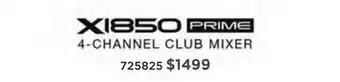 Long & McQuade Denon x1850 prime professional 4-channel dj club mixer offer