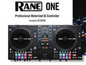 Long & McQuade Rane one professional motorized dj controller offer