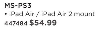 Long & McQuade Yorkville mic stand tablet mount (fits ipad air, ipad air 2 & most other tablets) offer