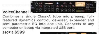 Long & McQuade Art pro audio voice channel offer