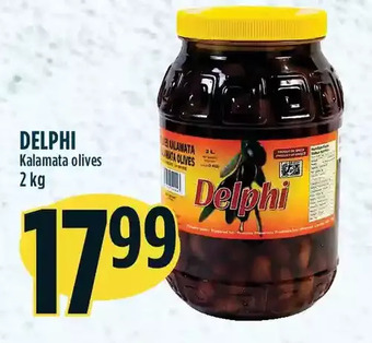 Marché Adonis Delphi kalamata olives offer