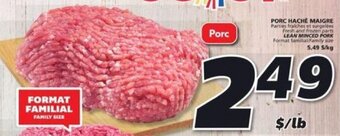 IGA Lean Minced Pork offer