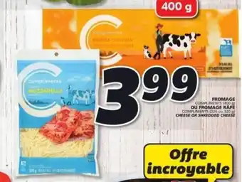 IGA Compliments, Fromage, Cheese Or Shredded Cheese offer
