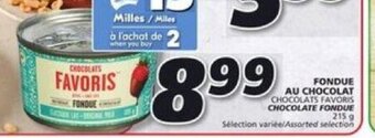 IGA Chocolats Favoris Chocolate Fondue offer