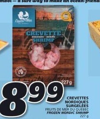 IGA Frozen Nordic Shrimp offer