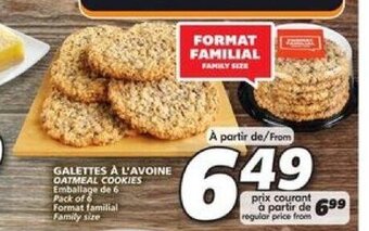 IGA Oatmeal Cookies offer