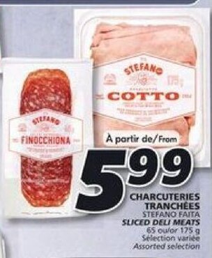 IGA Stefano Faita Sliced Deli Meats offer