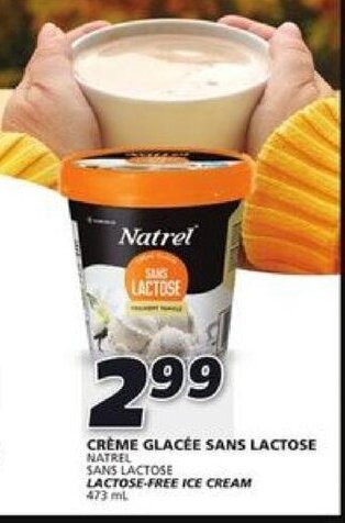 IGA Natrel Lactose-Free Ice Cream offer