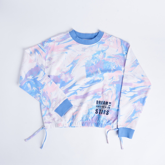 Giant Tiger Bella & birdie girl's swirl top with side tie offer