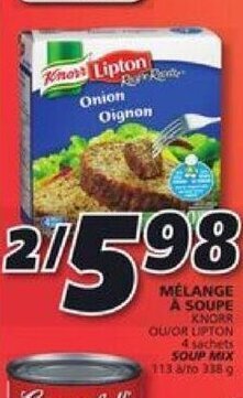 IGA Knorr Soup Mix offer