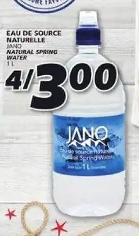 IGA Jano Natural Spring Water offer