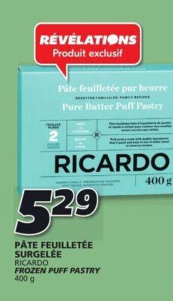 IGA Ricardo Frozen Puff Pastry offer