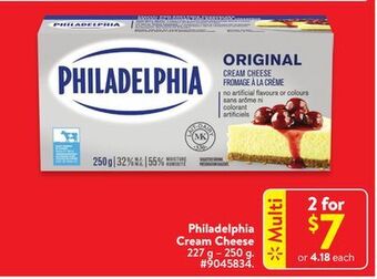 Walmart Philadelphia cream cheese offer