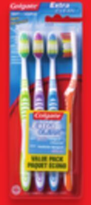 Walmart Colgate extra clean toothbrush 4-pack offer
