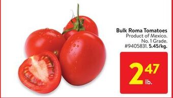Walmart Bulk roma tomatoes offer