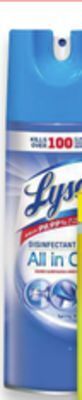 Walmart Lysol disinfectant spray 350 g offer
