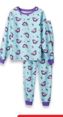 Walmart Kids' george flannel 2-piece sleep set offer