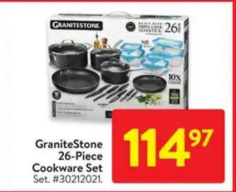 Walmart Granitestone 26-piece cookware set offer
