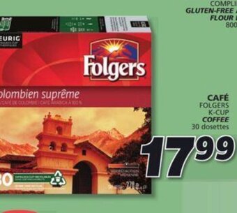 IGA Folgers Coffee offer