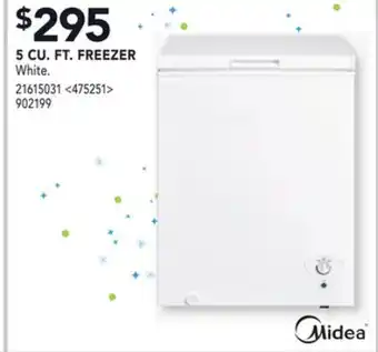 Lowe's Midea 5 cu. ft. freezer offer